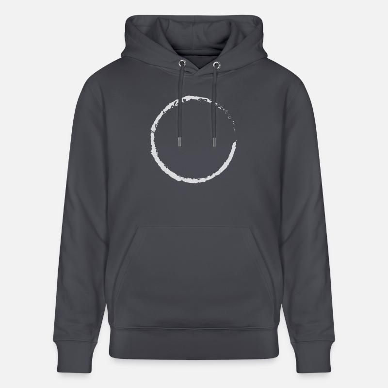 Cercle blanc pur - Sweat à capuche bio CRUISER Stanley/Stella Unisexe - bleu indigo