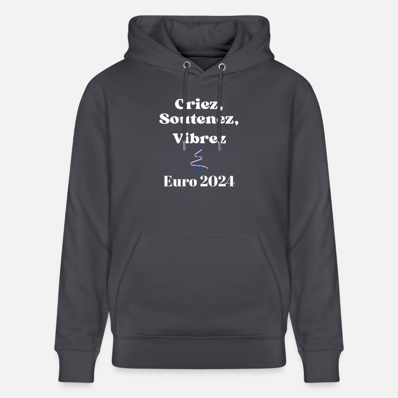 Criez soutenez vibrez - Sweat à capuche bio CRUISER Stanley/Stella Unisexe - bleu indigo