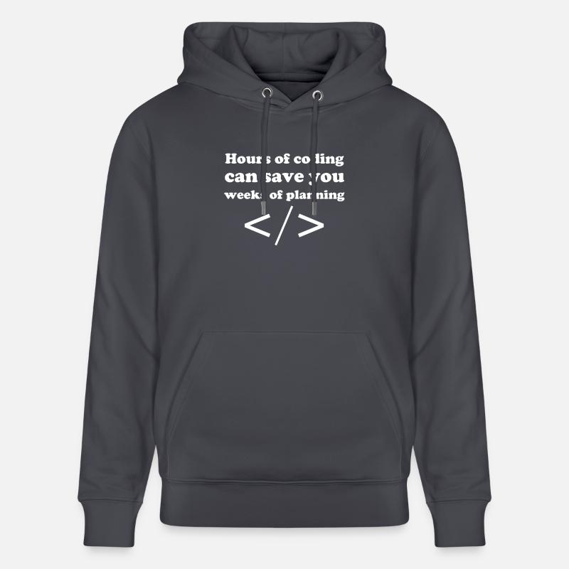 Coding - Stanley/Stella Unisex Bio-Hoodie CRUISER  - Indigoblau