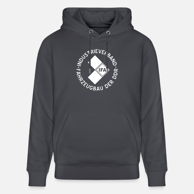 IFA weiss - Stanley/Stella Unisex Bio-Hoodie CRUISER  - Indigoblau