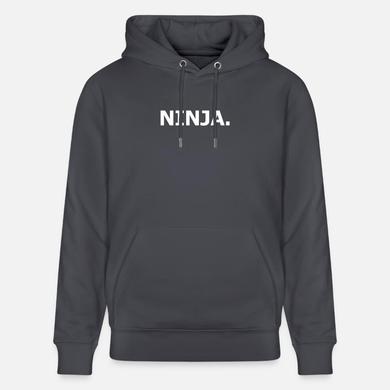 Ninja. - Sweat à capuche bio CRUISER Stanley/Stella Unisexe - bleu indigo