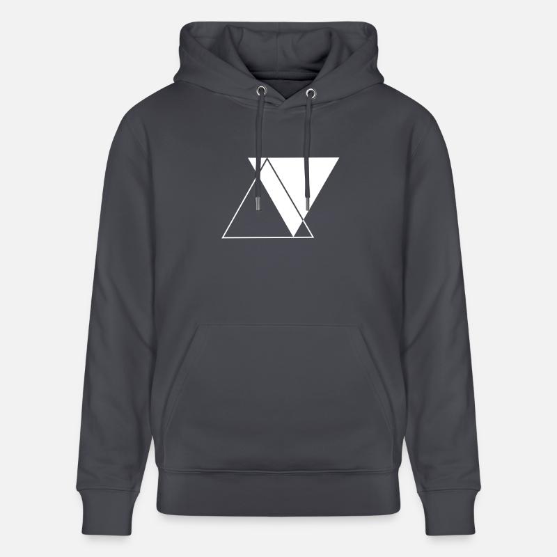 Triangle - Abstrait - Art - Sweat à capuche bio CRUISER Stanley/Stella Unisexe - bleu indigo