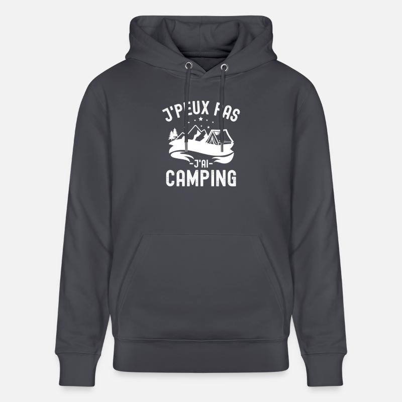 camper camping 2 - Sweat à capuche bio CRUISER Stanley/Stella Unisexe - bleu indigo