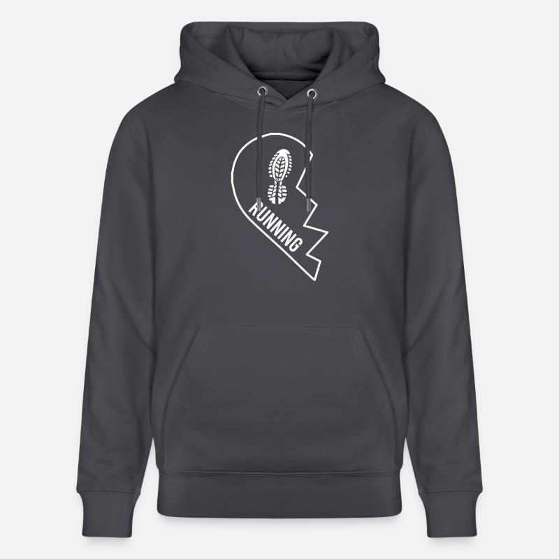 Courir - Course - Courir - Cadeau - Sweat à capuche bio CRUISER Stanley/Stella Unisexe - bleu indigo