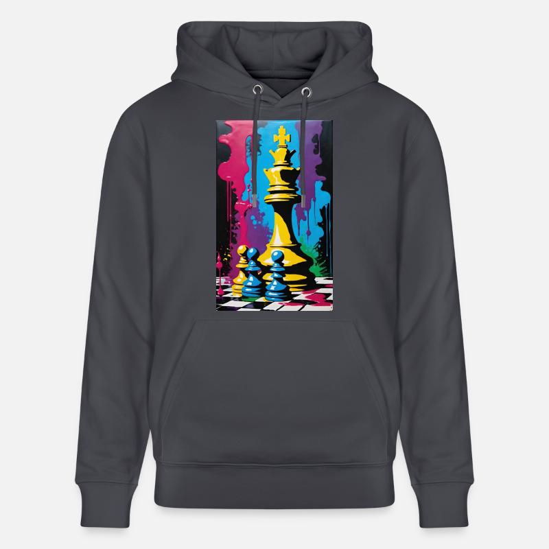 Échecs | Pièce d’échecs | Joueur d’échecs - Sweat à capuche bio CRUISER Stanley/Stella Unisexe - bleu indigo