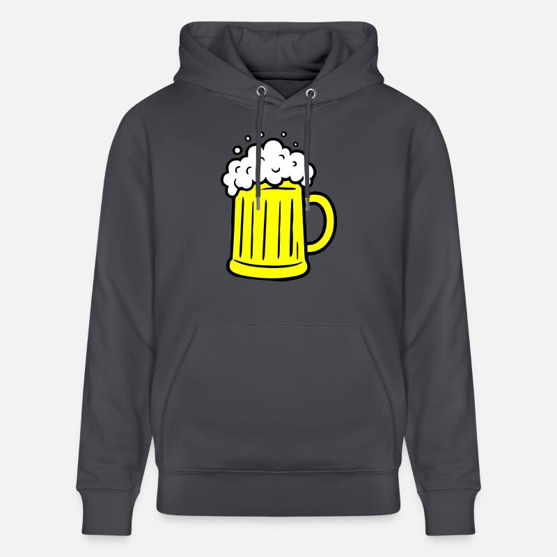 Bier Comic Bierglas - Stanley/Stella Unisex Bio-Hoodie CRUISER  - Indigoblau