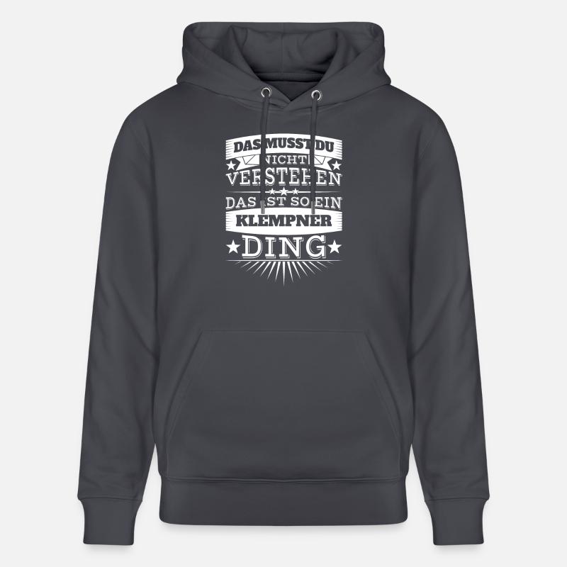 Klempner - Stanley/Stella Unisex Bio-Hoodie CRUISER  - Indigoblau