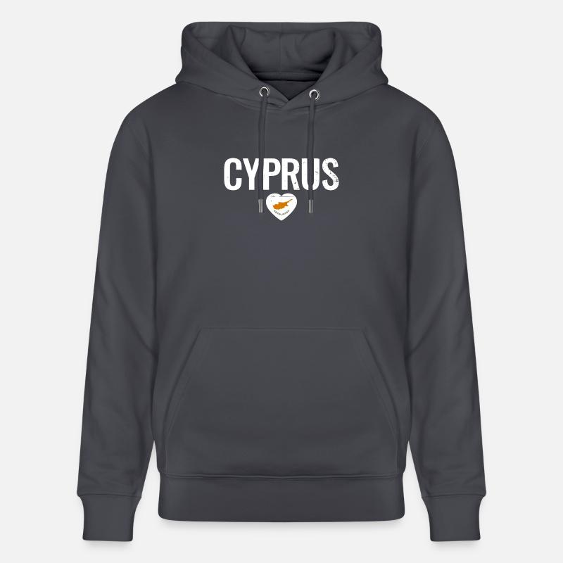 Chypre Drapeau chypriote Chypriote - Sweat à capuche bio CRUISER Stanley/Stella Unisexe - bleu indigo