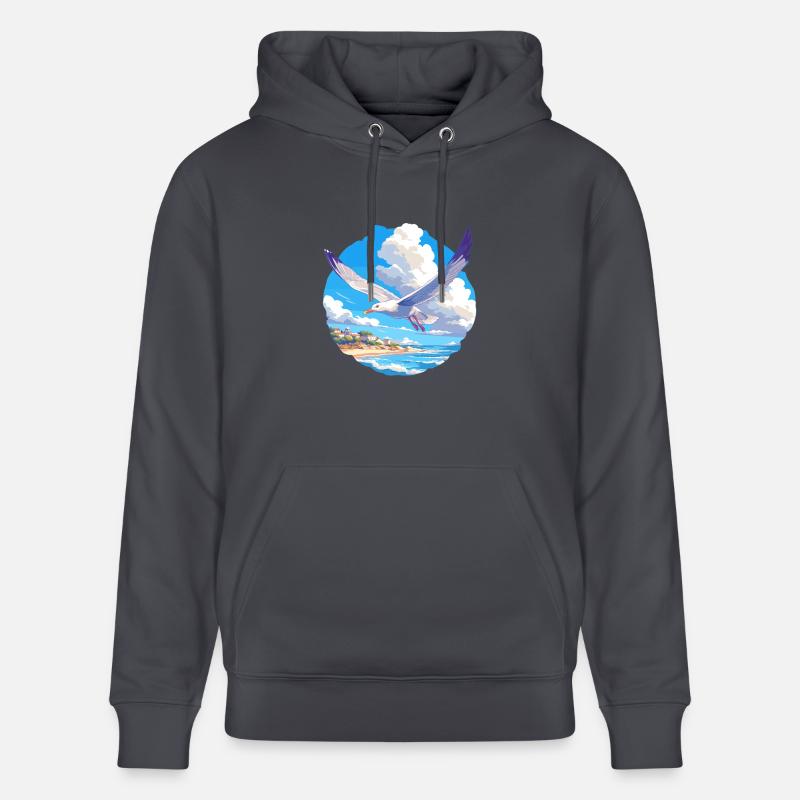 Mouettes Mouette - Sweat à capuche bio CRUISER Stanley/Stella Unisexe - bleu indigo