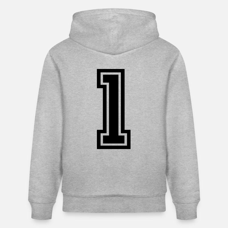 Numéro un - Sweat à capuche bio CRUISER Stanley/Stella Unisexe - gris chiné