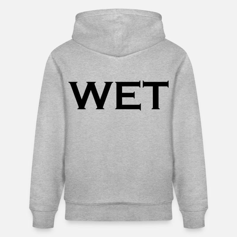 wet - Sweat à capuche bio CRUISER Stanley/Stella Unisexe - gris chiné