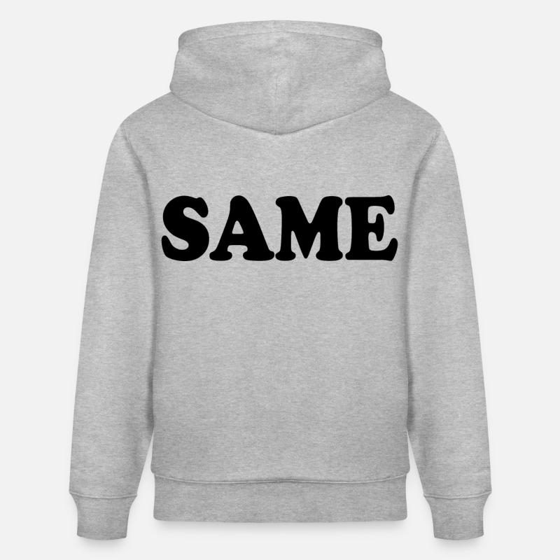 Same - Sweat à capuche bio CRUISER Stanley/Stella Unisexe - gris chiné