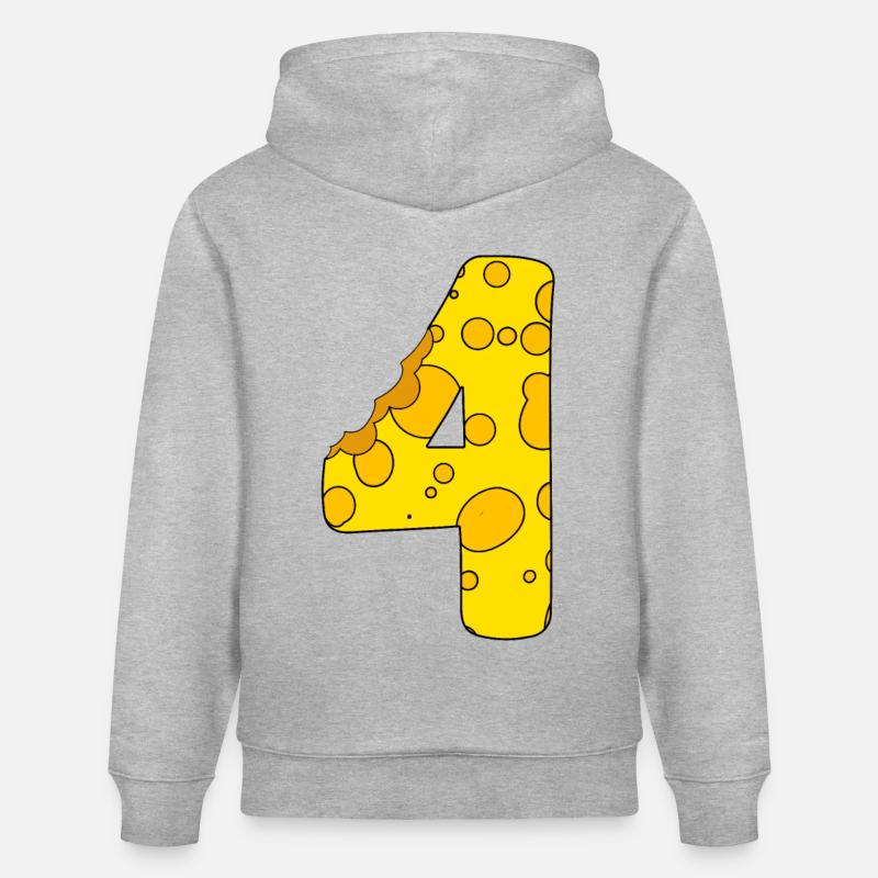 Fromage numéro 4 - Sweat à capuche bio CRUISER Stanley/Stella Unisexe - gris chiné