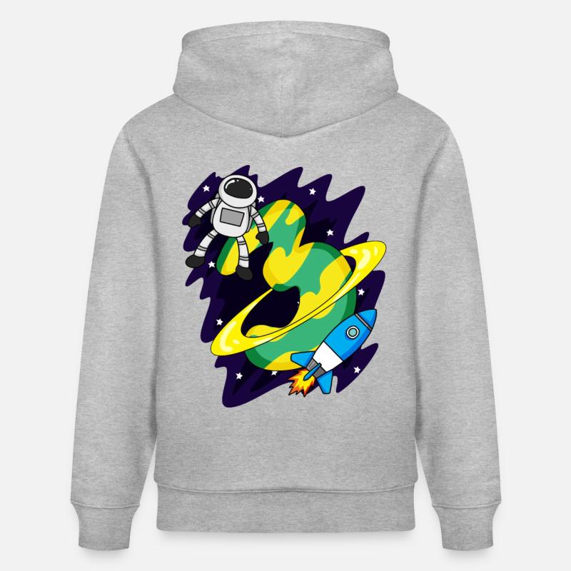 3 ans Jeune cadeau - Sweat à capuche bio CRUISER Stanley/Stella Unisexe - gris chiné