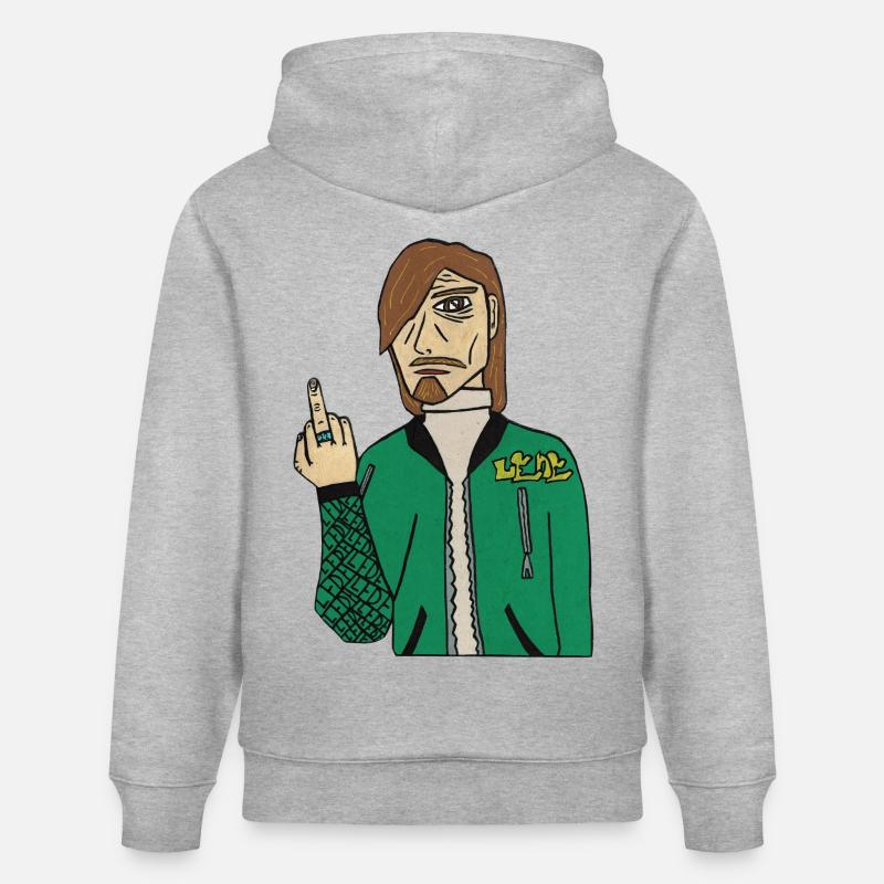 lede markson - Sweat à capuche bio CRUISER Stanley/Stella Unisexe - gris chiné