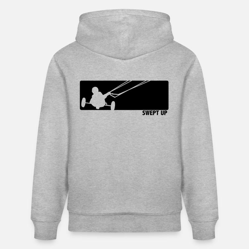kitebuggy - Sweat à capuche bio CRUISER Stanley/Stella Unisexe - gris chiné
