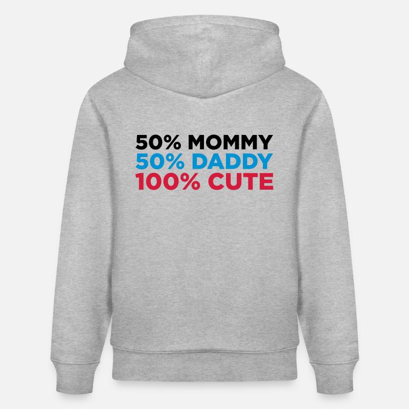 100% Cute (3c)++ - Sweat à capuche bio CRUISER Stanley/Stella Unisexe - gris chiné