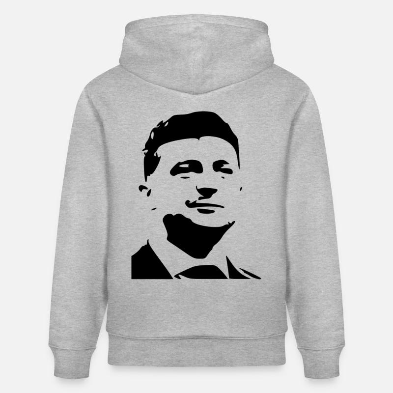 Zelensky - Sweat à capuche bio CRUISER Stanley/Stella Unisexe - gris chiné