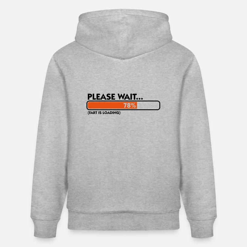 Fart Is Loading (2c)++ - Sweat à capuche bio CRUISER Stanley/Stella Unisexe - gris chiné