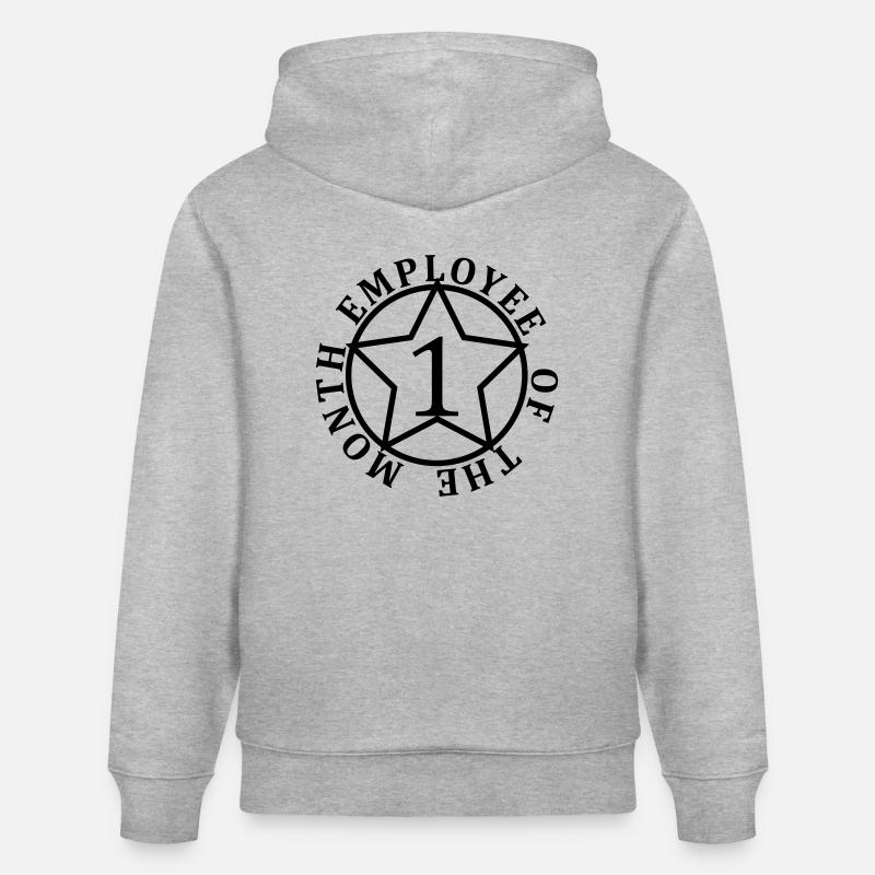 Employé du mois - Sweat à capuche bio CRUISER Stanley/Stella Unisexe - gris chiné