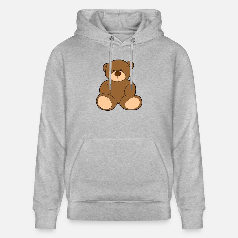 Teddy Bear - Sweat à capuche bio CRUISER Stanley/Stella Unisexe - gris chiné