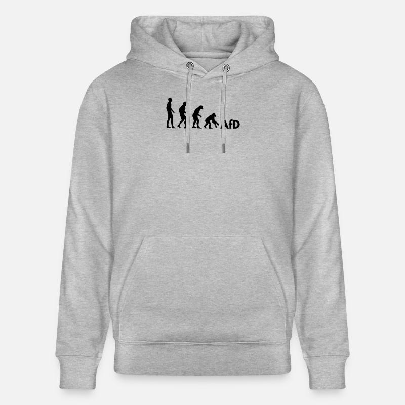 AfD Evolution - Sweat à capuche bio CRUISER Stanley/Stella Unisexe - gris chiné