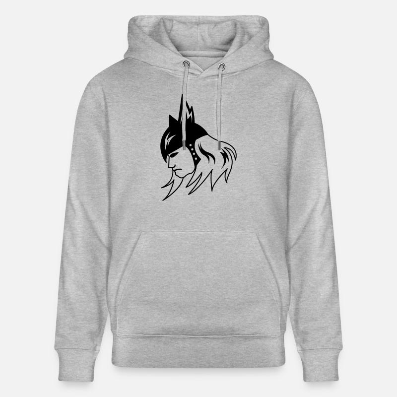 wikinger_1 - Sweat à capuche bio CRUISER Stanley/Stella Unisexe - gris chiné