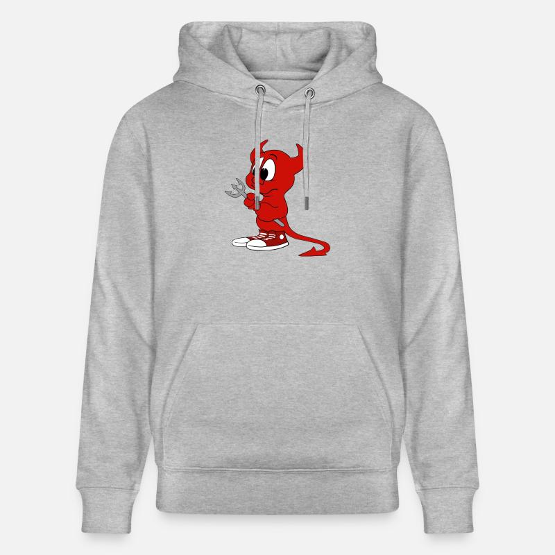 devil - Sweat à capuche bio CRUISER Stanley/Stella Unisexe - gris chiné