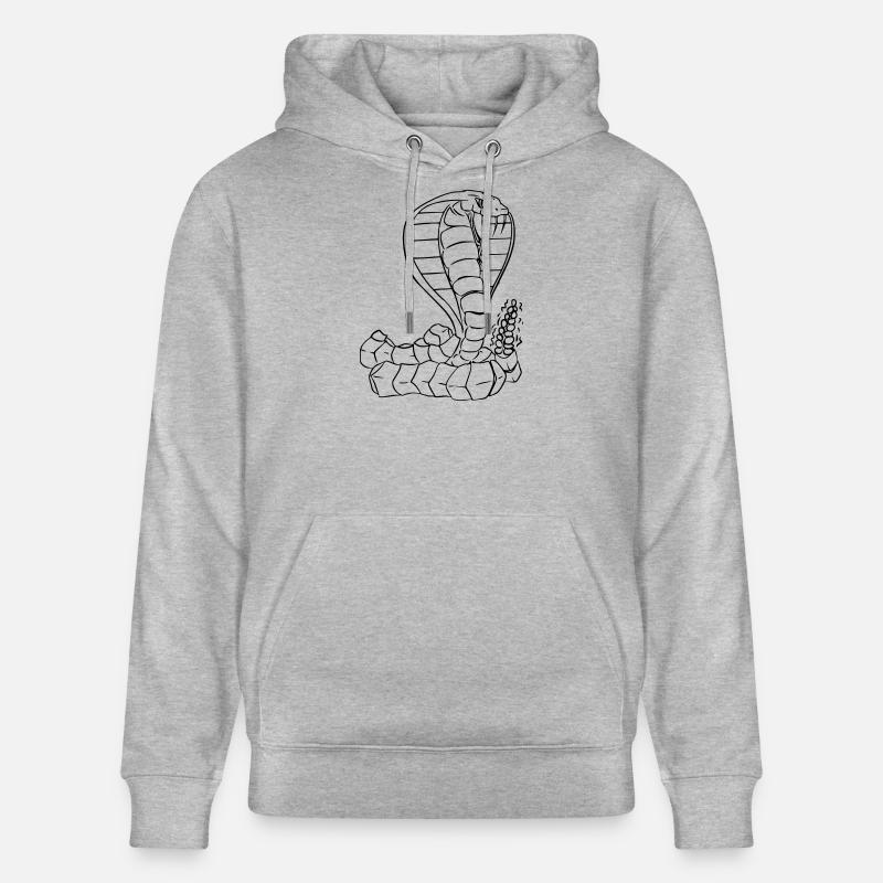 Cobra Vector - Sweat à capuche bio CRUISER Stanley/Stella Unisexe - gris chiné