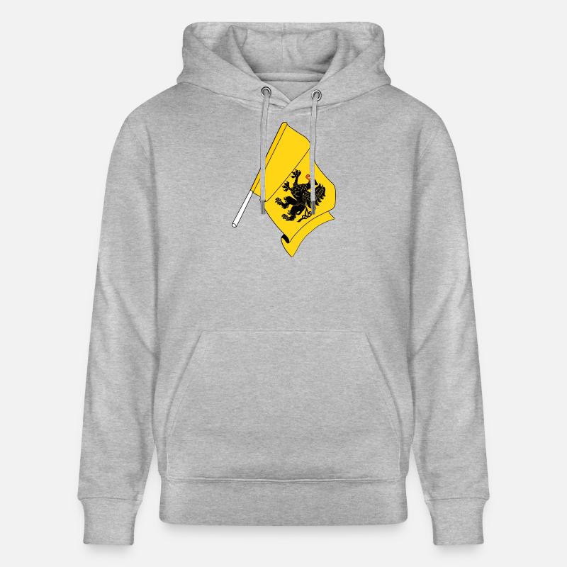 Drapeau de la Pologne de Poméranie - Sweat à capuche bio CRUISER Stanley/Stella Unisexe - gris chiné