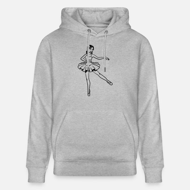 ballerine de danse - Sweat à capuche bio CRUISER Stanley/Stella Unisexe - gris chiné