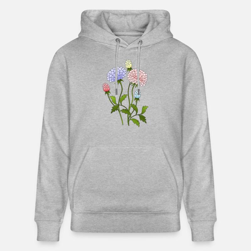 Fleur - Sweat à capuche bio CRUISER Stanley/Stella Unisexe - gris chiné
