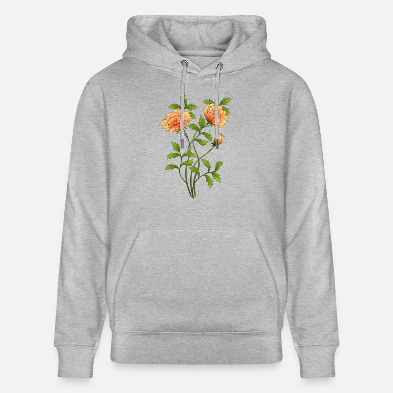 Fleur - Sweat à capuche bio CRUISER Stanley/Stella Unisexe - gris chiné