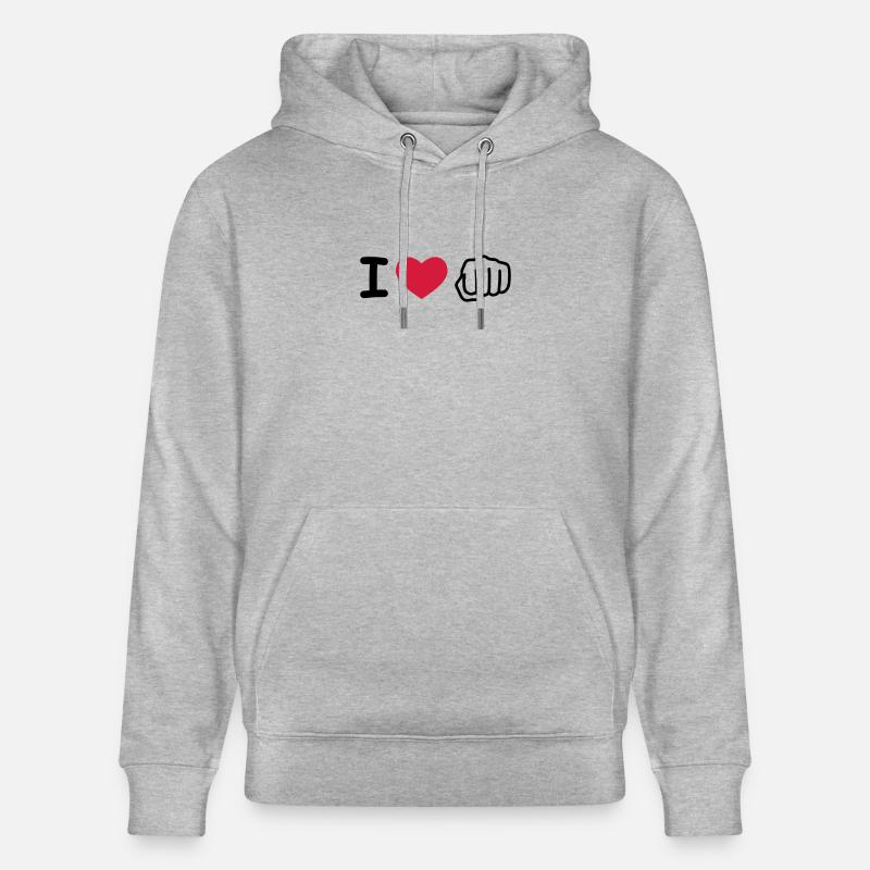 Faust - Stanley/Stella Unisex Bio-Hoodie CRUISER  - Grau meliert