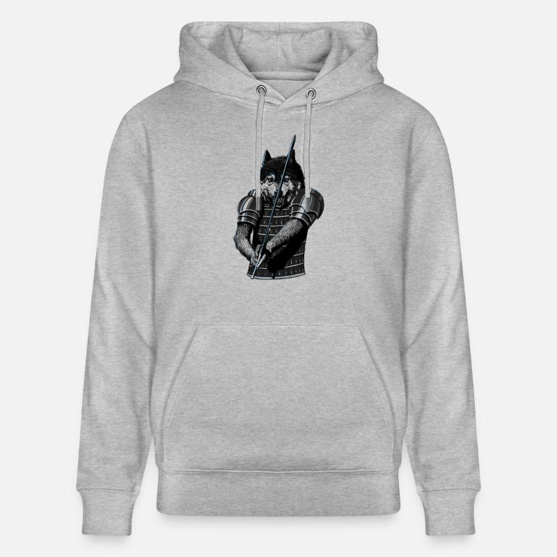 Wolf Duell - Stanley/Stella Unisex Bio-Hoodie CRUISER  - Grau meliert