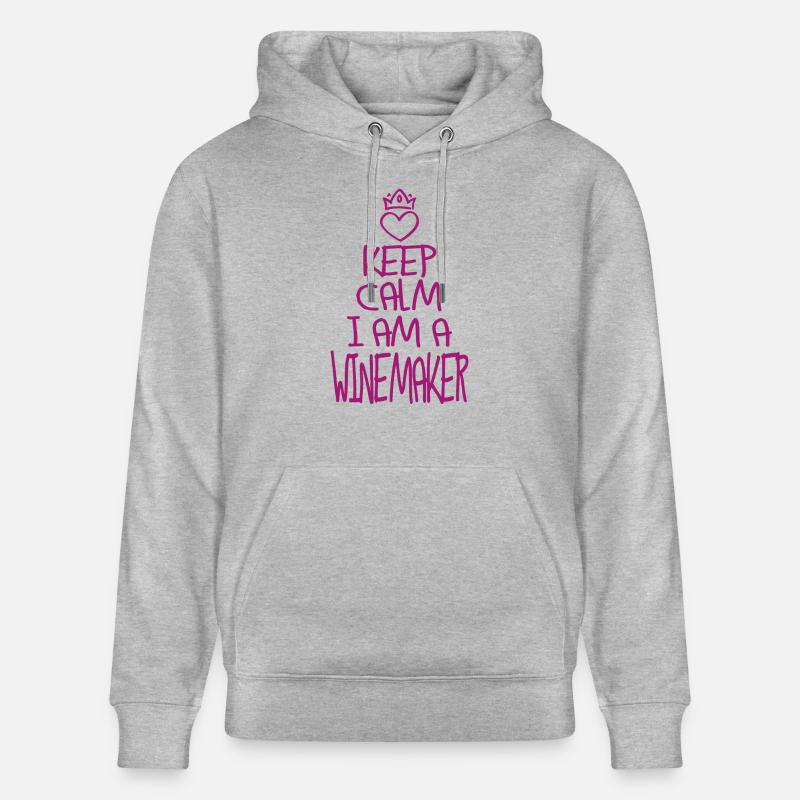 Best Winzer ever Winzer Geschenk - Stanley/Stella Unisex Bio-Hoodie CRUISER  - Grau meliert