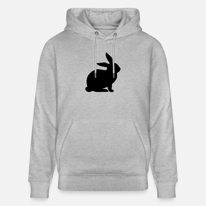 lièvre - Sweat à capuche bio CRUISER Stanley/Stella Unisexe - gris chiné