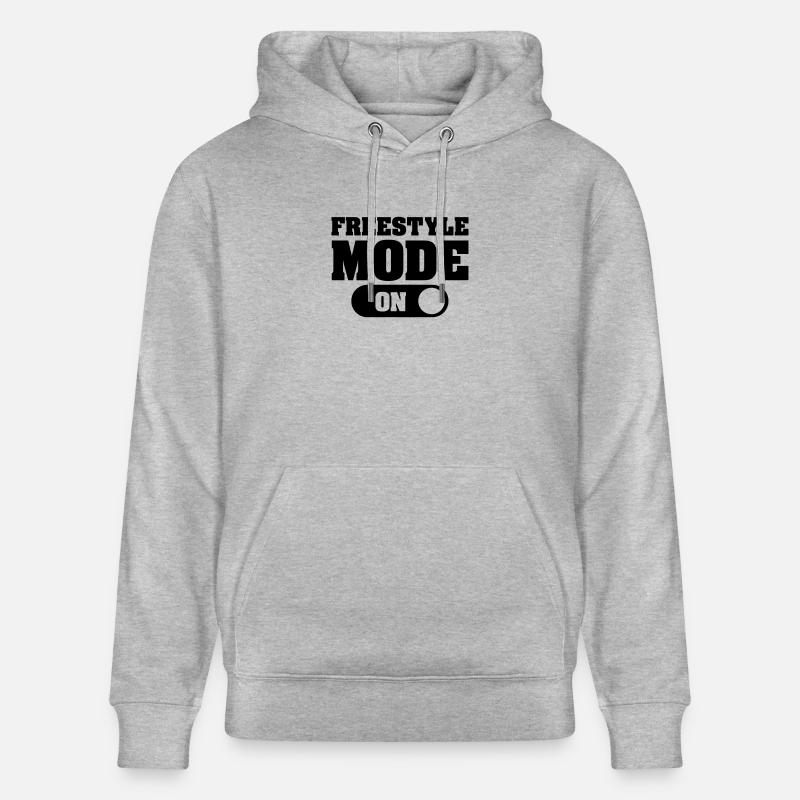 Freestyle Mode (On) - Stanley/Stella Unisex Bio-Hoodie CRUISER - Grau meliert