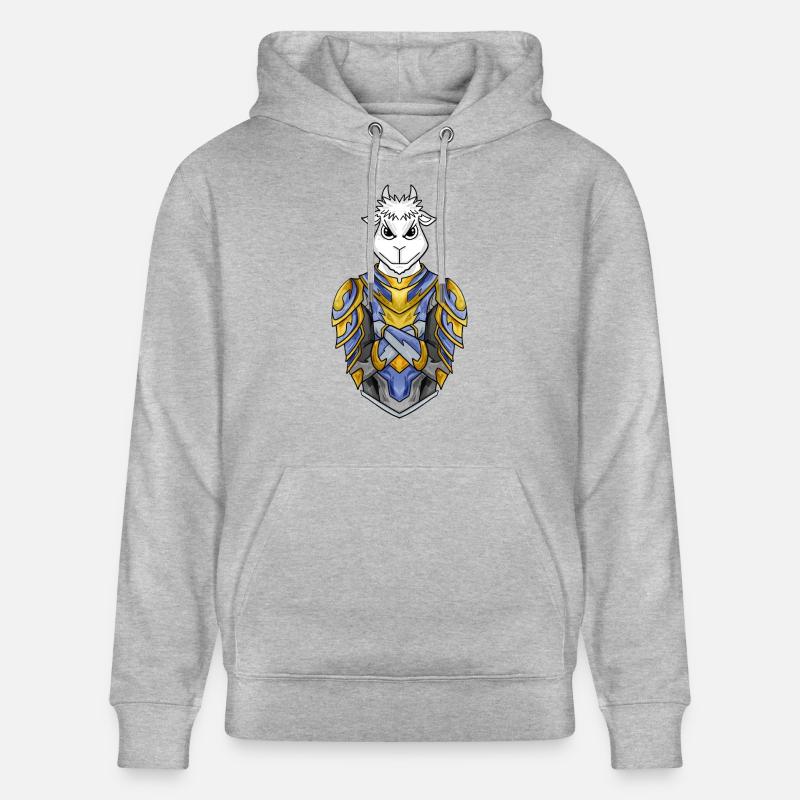 Chevalier Chèvre cool - Sweat à capuche bio CRUISER Stanley/Stella Unisexe - gris chiné
