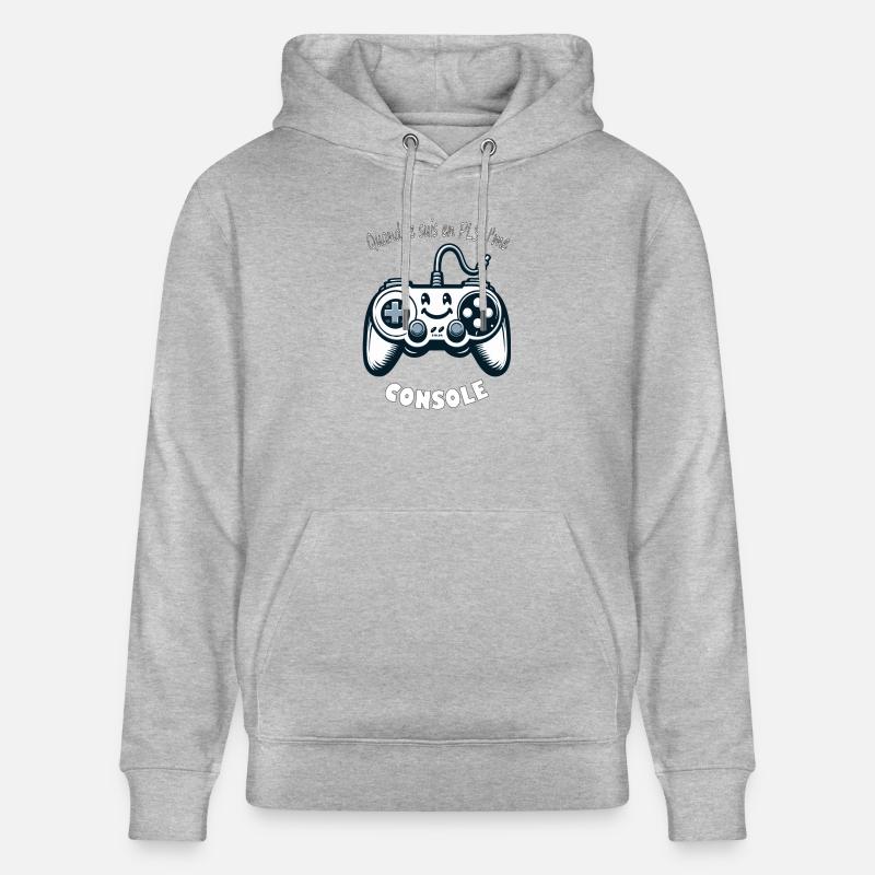 Console - Sweat à capuche bio CRUISER Stanley/Stella Unisexe - gris chiné