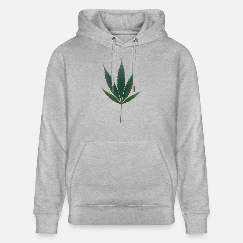 C’est l’heure du cannabis - Sweat à capuche bio CRUISER Stanley/Stella Unisexe - gris chiné