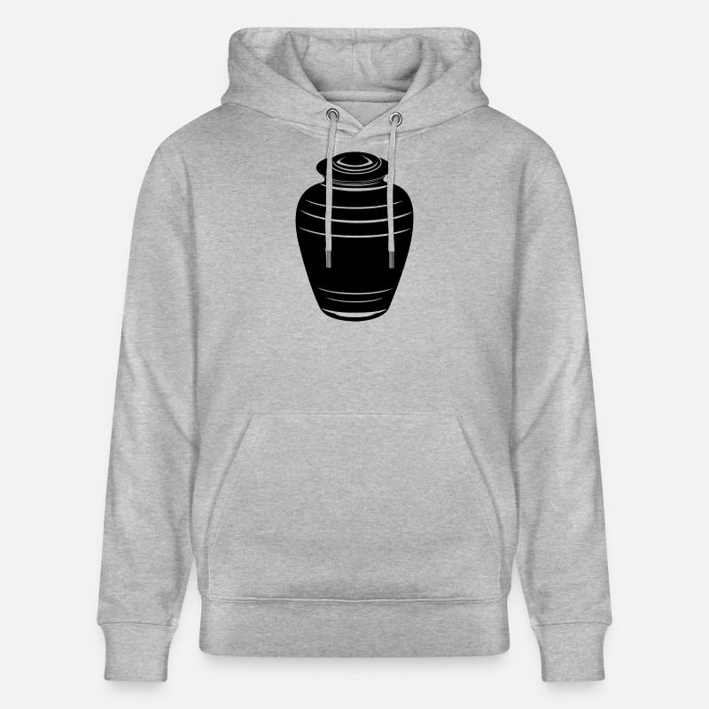 Cendres d’urne - Sweat à capuche bio CRUISER Stanley/Stella Unisexe - gris chiné