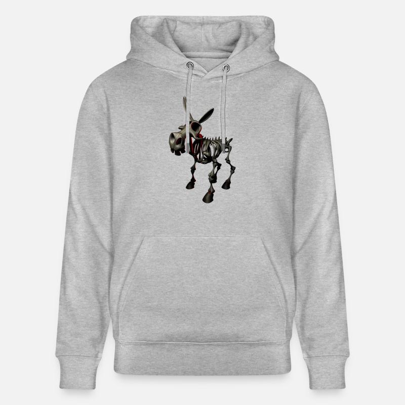 Dens âne - âne de l'enfer - Sweat à capuche bio CRUISER Stanley/Stella Unisexe - gris chiné