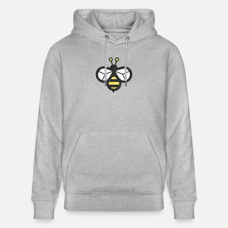 Conception d'abeilles - Sweat à capuche bio CRUISER Stanley/Stella Unisexe - gris chiné