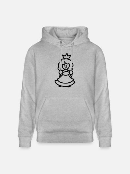 Princess - Ligne - Sweat à capuche bio CRUISER Stanley/Stella Unisexe - gris chiné