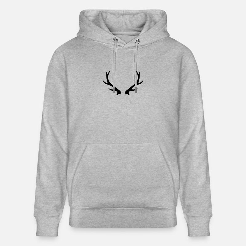 antler - Stanley/Stella CRUISER Unisex Organic Hoodie - heather grey
