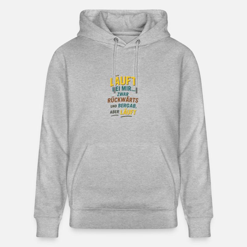 Bizarre, honnête et merveilleusement autodérision. - Sweat à capuche bio CRUISER Stanley/Stella Unisexe - gris chiné