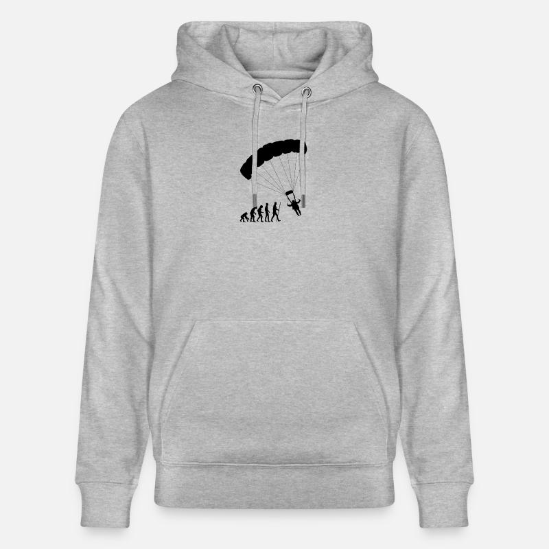 parapente évolution - Sweat à capuche bio CRUISER Stanley/Stella Unisexe - gris chiné