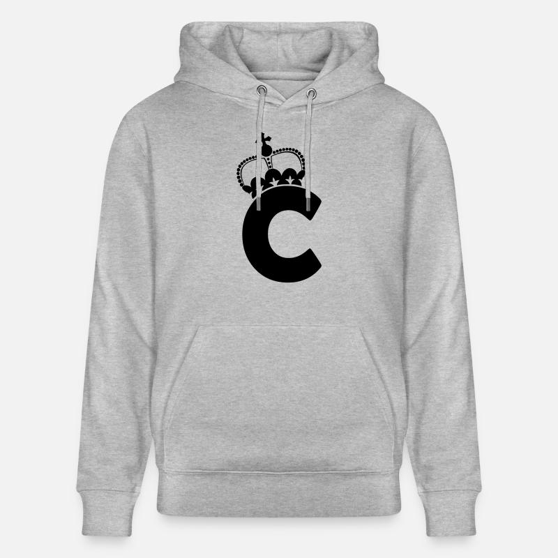 buchstabe_c_001 - Sweat à capuche bio CRUISER Stanley/Stella Unisexe - gris chiné