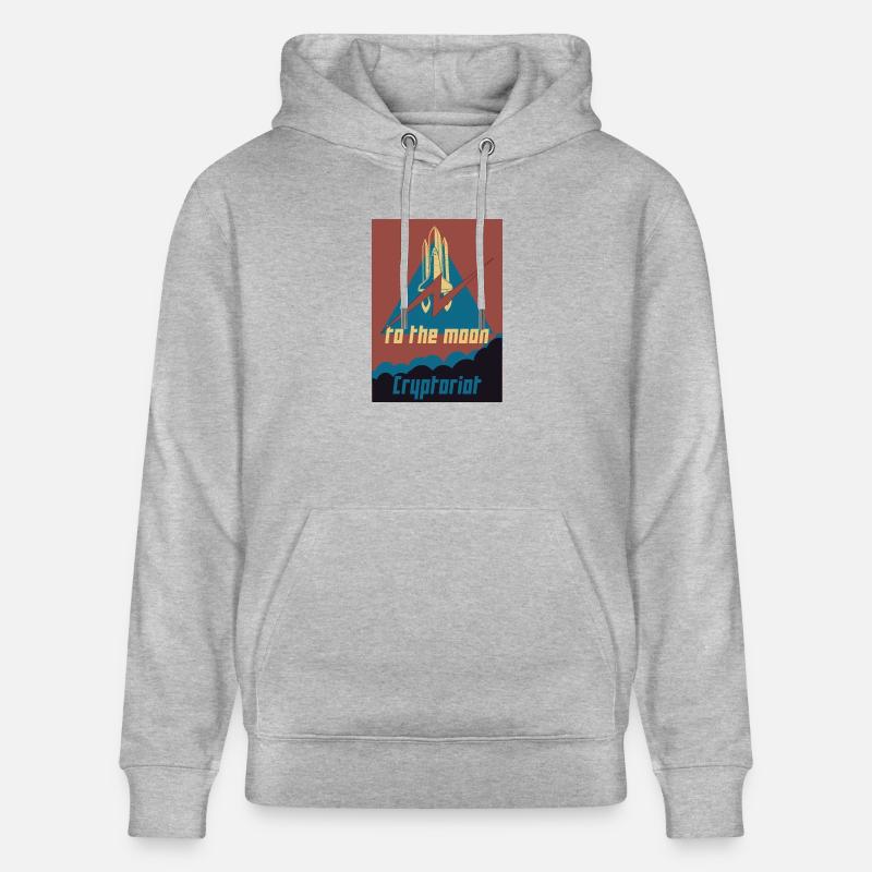 Cryptoriot - Sweat à capuche bio CRUISER Stanley/Stella Unisexe - gris chiné